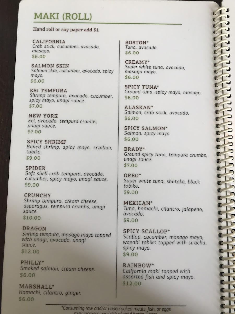 Menu - Thai-Namite On Brady Street photo 8